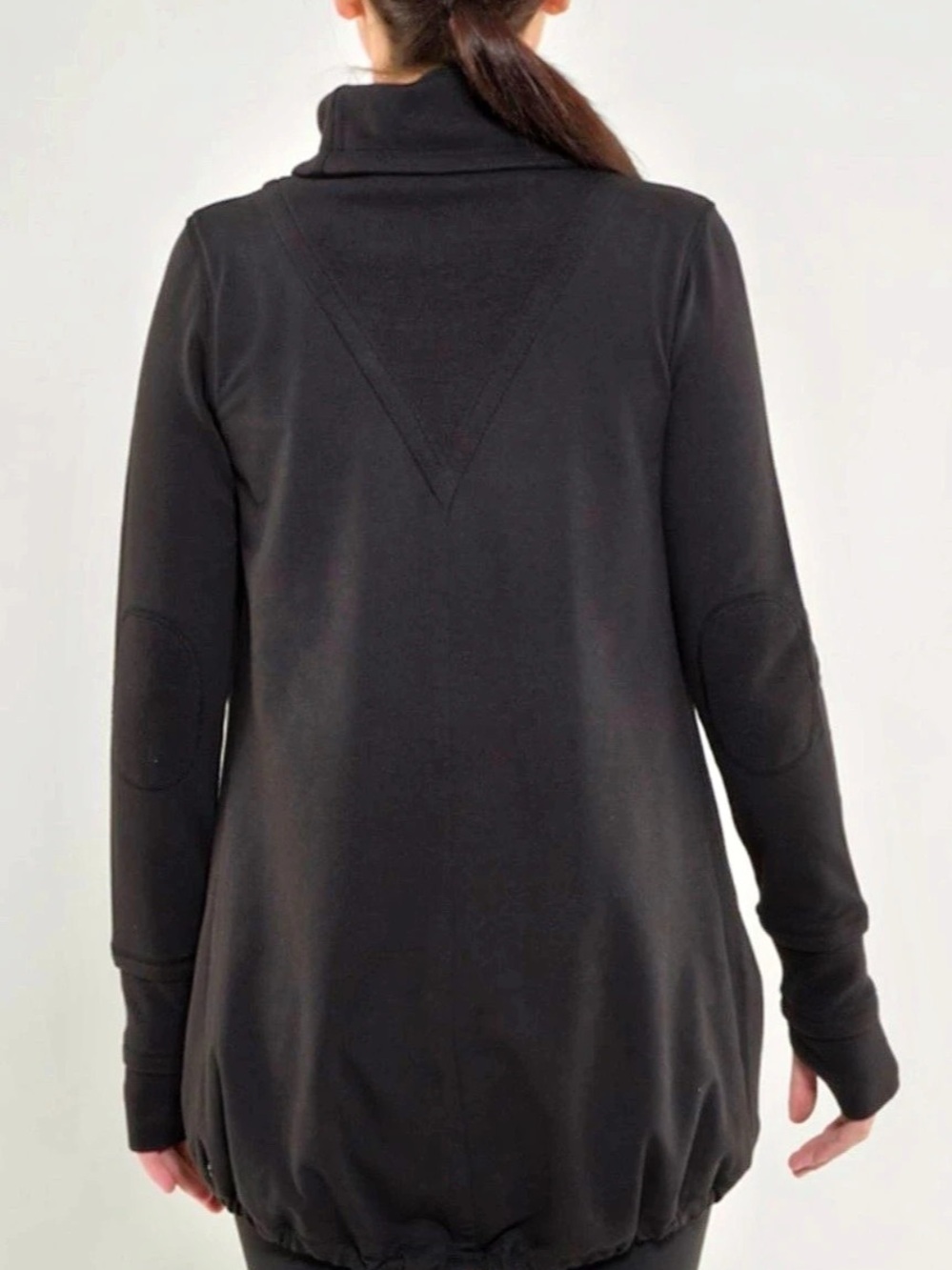 Lululemon Gratitude Wrap Women's Black Utility Jacket Size 4
